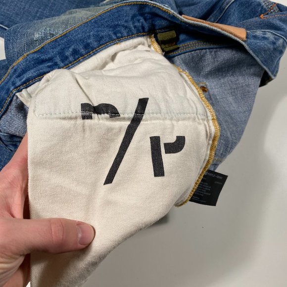 Purple Brand P-003 - Indigo Vintage Distressed crop mens size 32x23 - Picture 6 of 9